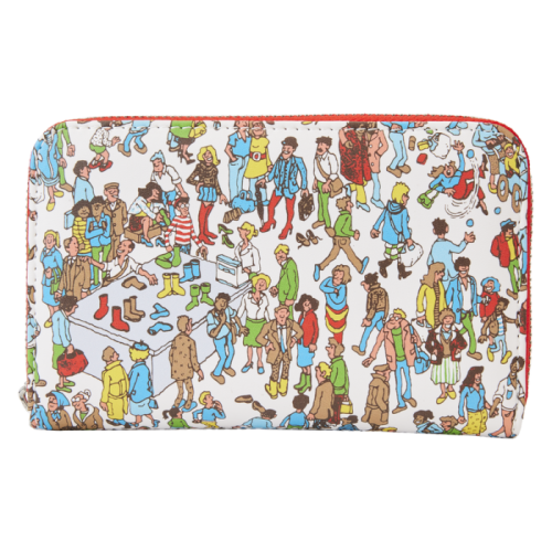 Where’s Waldo? - Waldo 4 inch Faux Leather Zip-Around Wallet