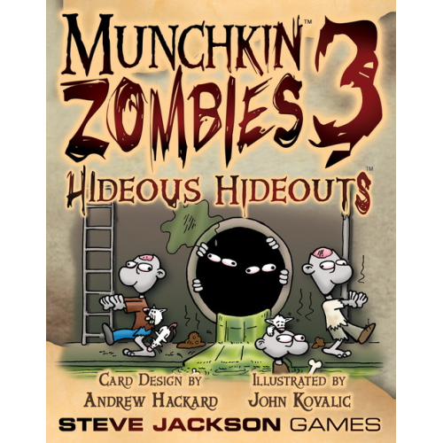 Munchkin - Munchkin Zombies 3 Hideous Hideouts Expansion