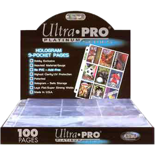 Ultra Pro - 9-Pocket Platinum Pages (Box 100)