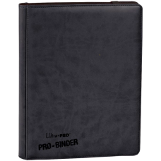 Ultra Pro - Black Premium Leatherette 9-Pocket PRO-Binder Card Album