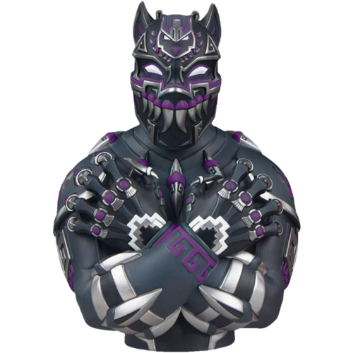 Black Panther - Black Panther Purple Variant 7 inch Vinyl Figure by Jesse Hernandez