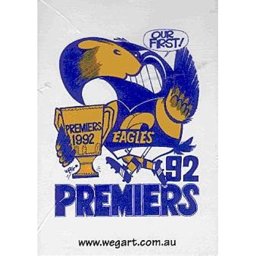 AFL - WEG West Coast 1992 AFL Card Set