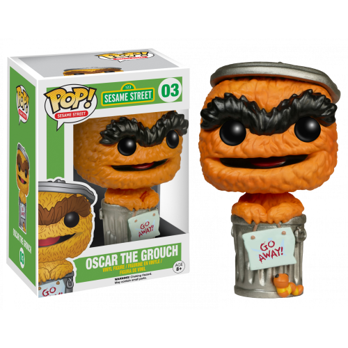 Sesame Street - Oscar the Grouch Orange Pop! Vinyl Figure