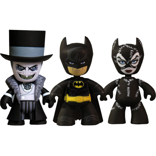 Batman Returns - Batman Penguin and Catwoman 2 Inch Mez-Its Figures (Set of 3)