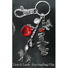 Twilight - Key Ring / Bag Clip Lion and Lamb