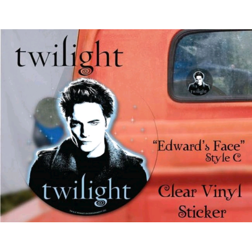 Twilight - Sticker Clear Vinyl Style C Edward