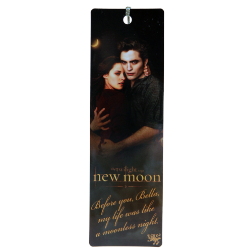 The Twilight Saga: New Moon - Bookmark Moonless Quote Edward and Bella