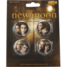 The Twilight Saga: New Moon - Pin Set Of 4 Cullens