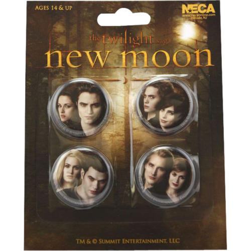 The Twilight Saga: New Moon - Pin Set Of 4 Cullens