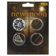 The Twilight Saga: New Moon - Pin Set Of 4 Crests