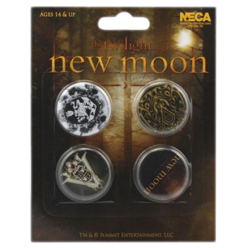 The Twilight Saga: New Moon - Pin Set Of 4 Crests