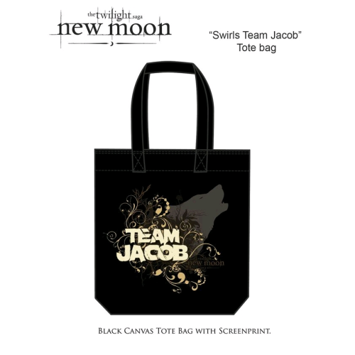 The Twilight Saga: New Moon - Bag Tote Team Jacob Swirls