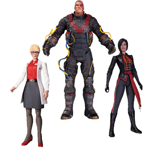 Batman: Arkham Origins - The Electrocutioner, Dr. Harleen Quinzel and Lady Shiva 7 Inch Action Figure 3-Pack Box Set