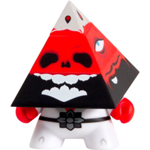 Dunny - 3 Inch Pyramidun Red Vinyl