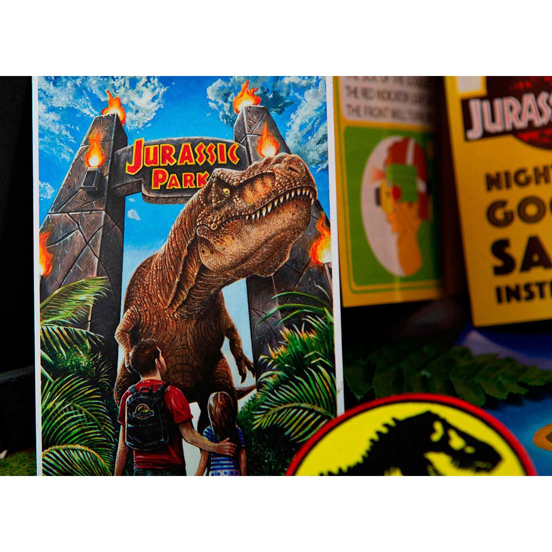 Jurassic Park Welcome Kit Standard metal box replica - Image 7