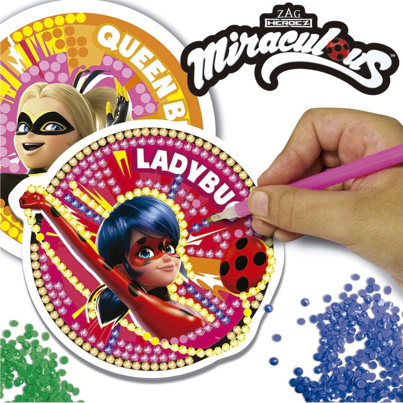 Miraculous Ladybug glitter mosaics - Image 3