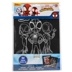 Marvel Spiderman scratching set