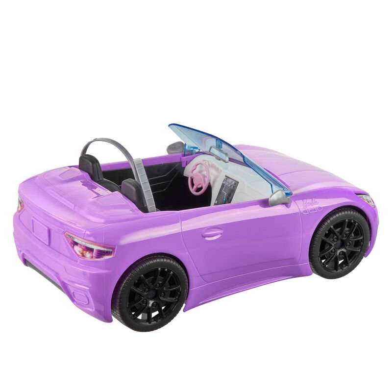 Barbie Purple Convertible + doll - Image 6