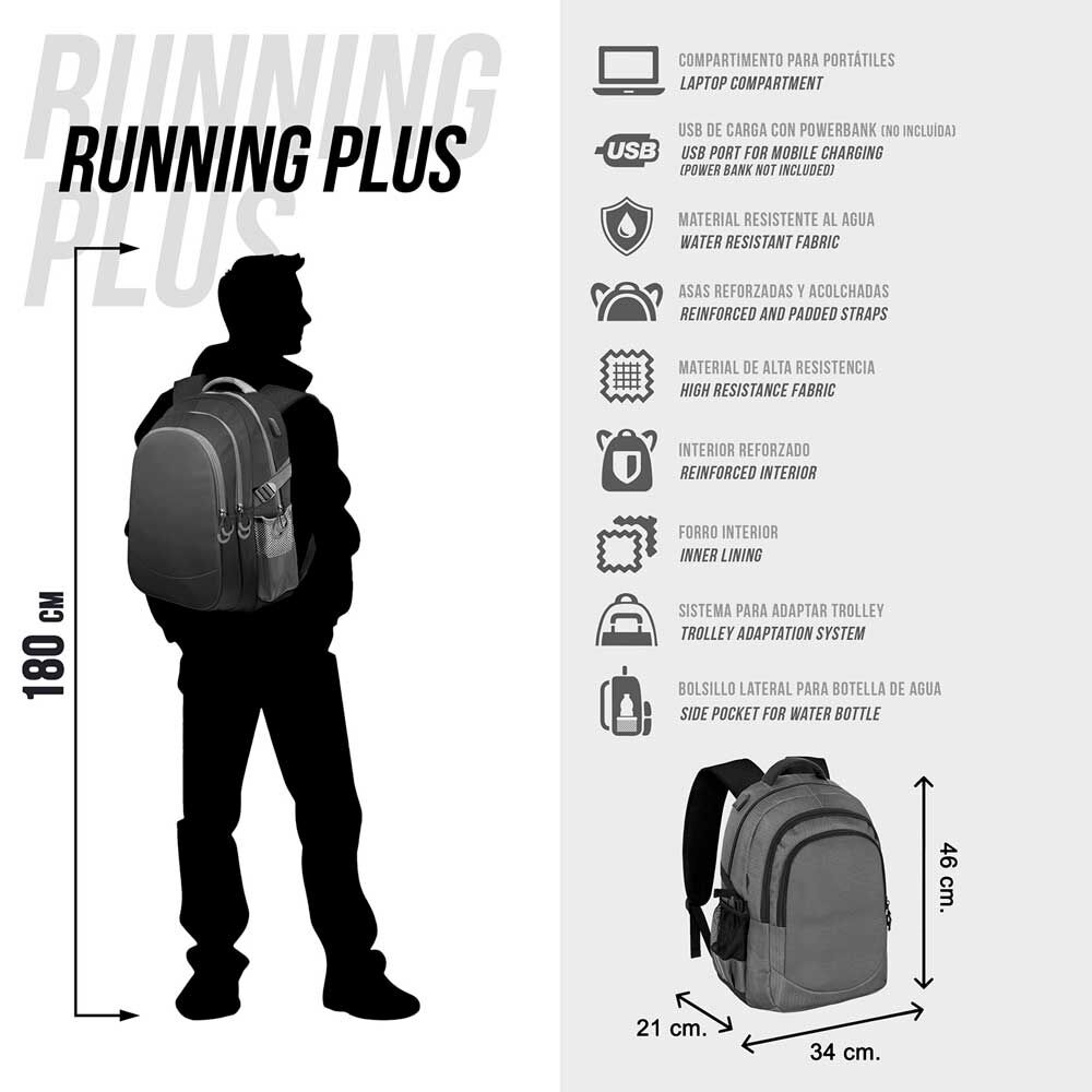 Marvel Avengers React adaptable backpack 44cm - Image 4