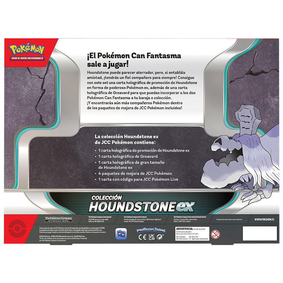 Spanish Pokemon Houndstone collectible card game box - Image 2