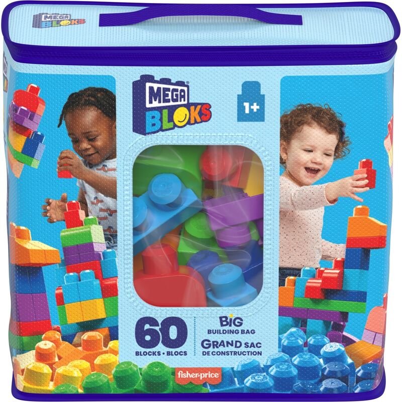 Mega Bloks Blue Bag 60pcs - Image 2