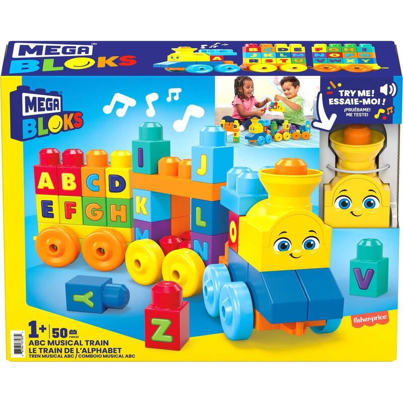 Mega Bloks ABC Musical Train 50pcs - Image 2