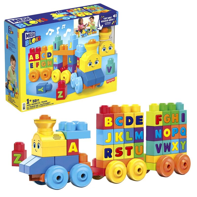 Mega Bloks ABC Musical Train 50pcs - Image 3