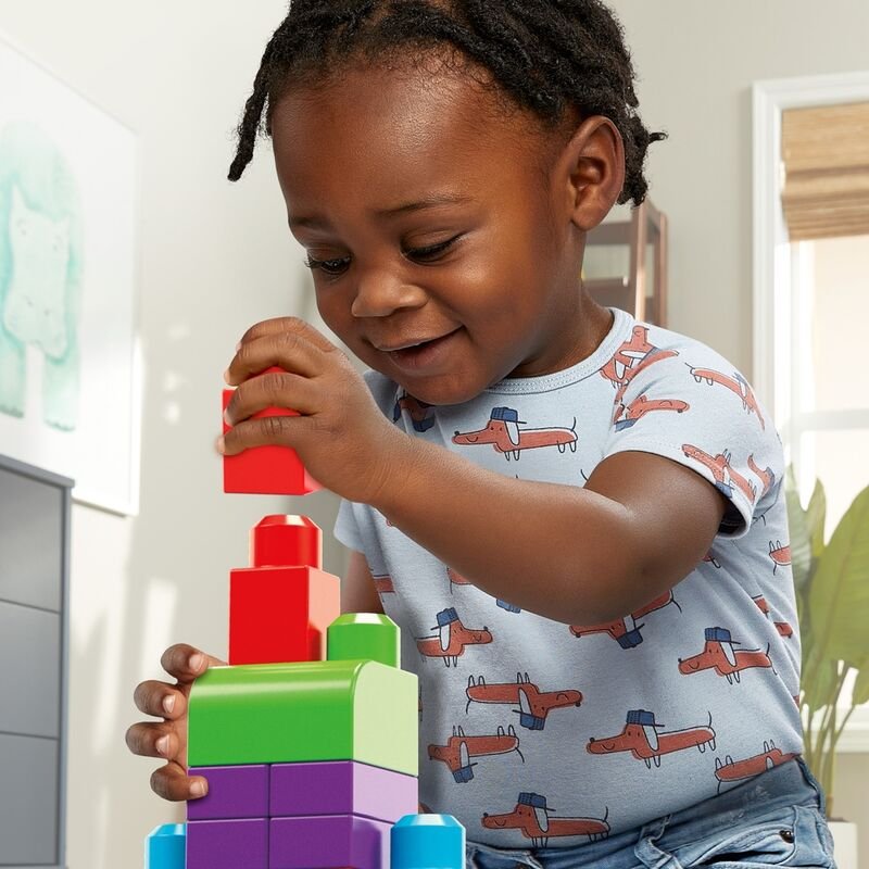 Mega Bloks Blue Bag 60pcs - Image 6