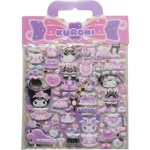 Hello Kitty Kuromi assorted Embossed stickers