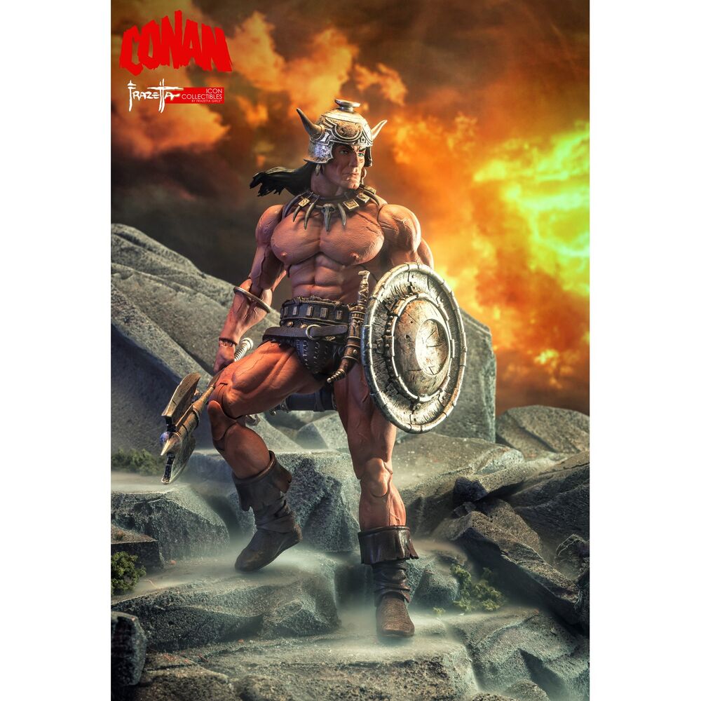 Conan the Barbarian Frazetta Icon figure 17cm - Image 4
