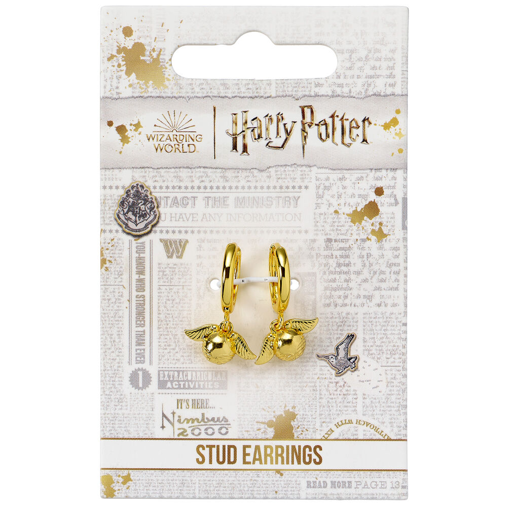 Harry Potter Golden Snitch earrings - Image 2