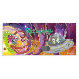 Rick and Morty gaming desk mat