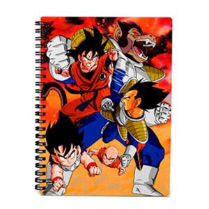 Dragon Ball Z assorted 3D notebook