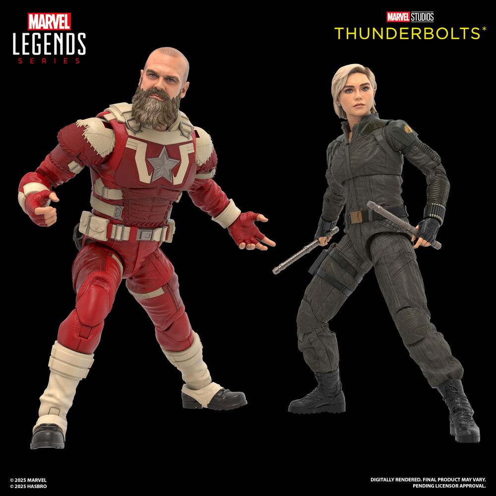 Marvel Legends Thunderbolts Yelena Belova & Red Guardian pack 2 figures - Image 2