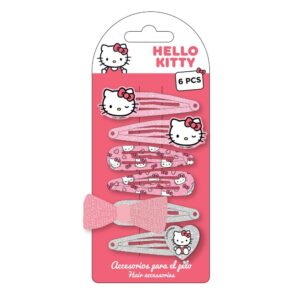 Hello Kitty Set 6 hairpins