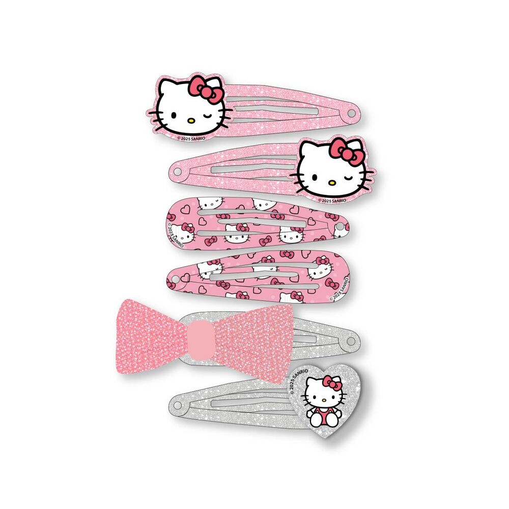 Hello Kitty Set 6 hairpins - Image 2
