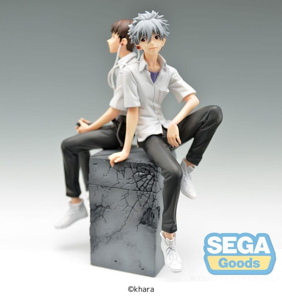 Rebuild of Evangelion Kaworu Version Shinji & Kaworu Luminasta figure 17cm