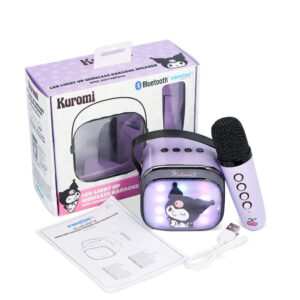 Hello Kitty Kuromi LED Karaoke Speaker and Microphone