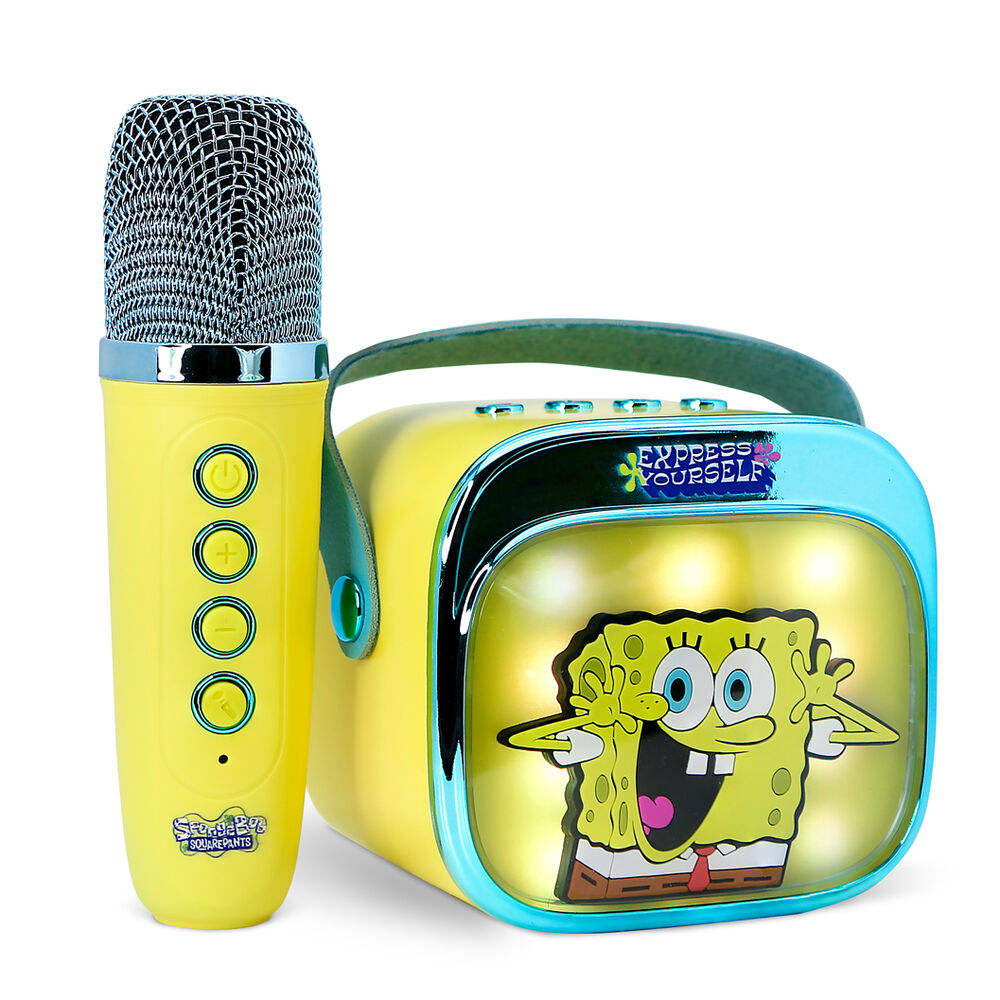 SpongeBob LED Karaoke Speaker and Microphone - Image 4