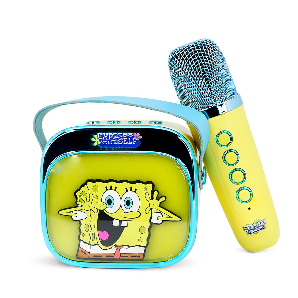 SpongeBob LED Karaoke Speaker and Microphone - Image 5
