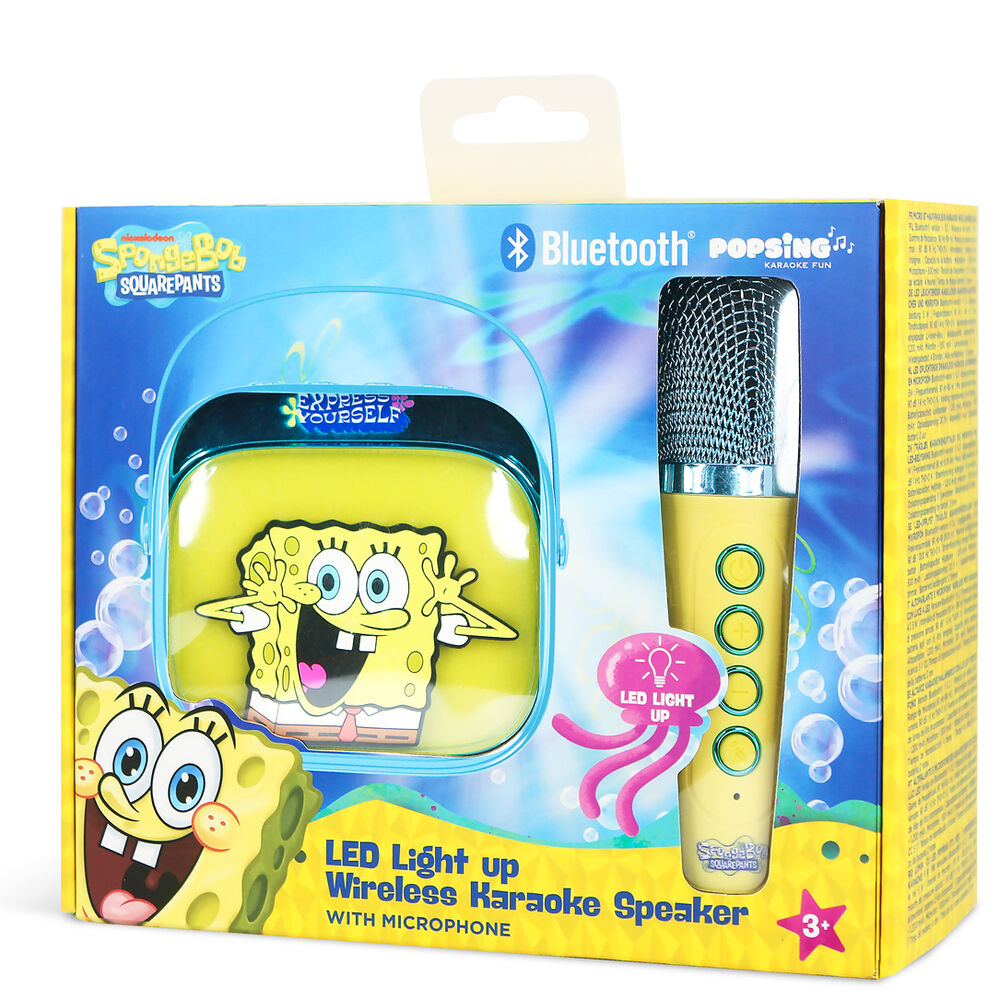 SpongeBob LED Karaoke Speaker and Microphone - Image 11