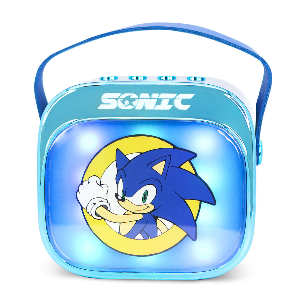 Sonic The Hedgehog LED Karaoke Speaker and Microphone - Image 3