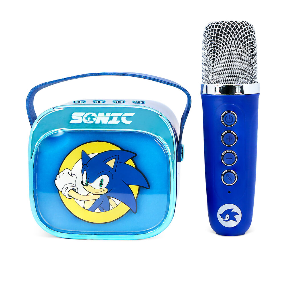 Sonic The Hedgehog LED Karaoke Speaker and Microphone - Image 5
