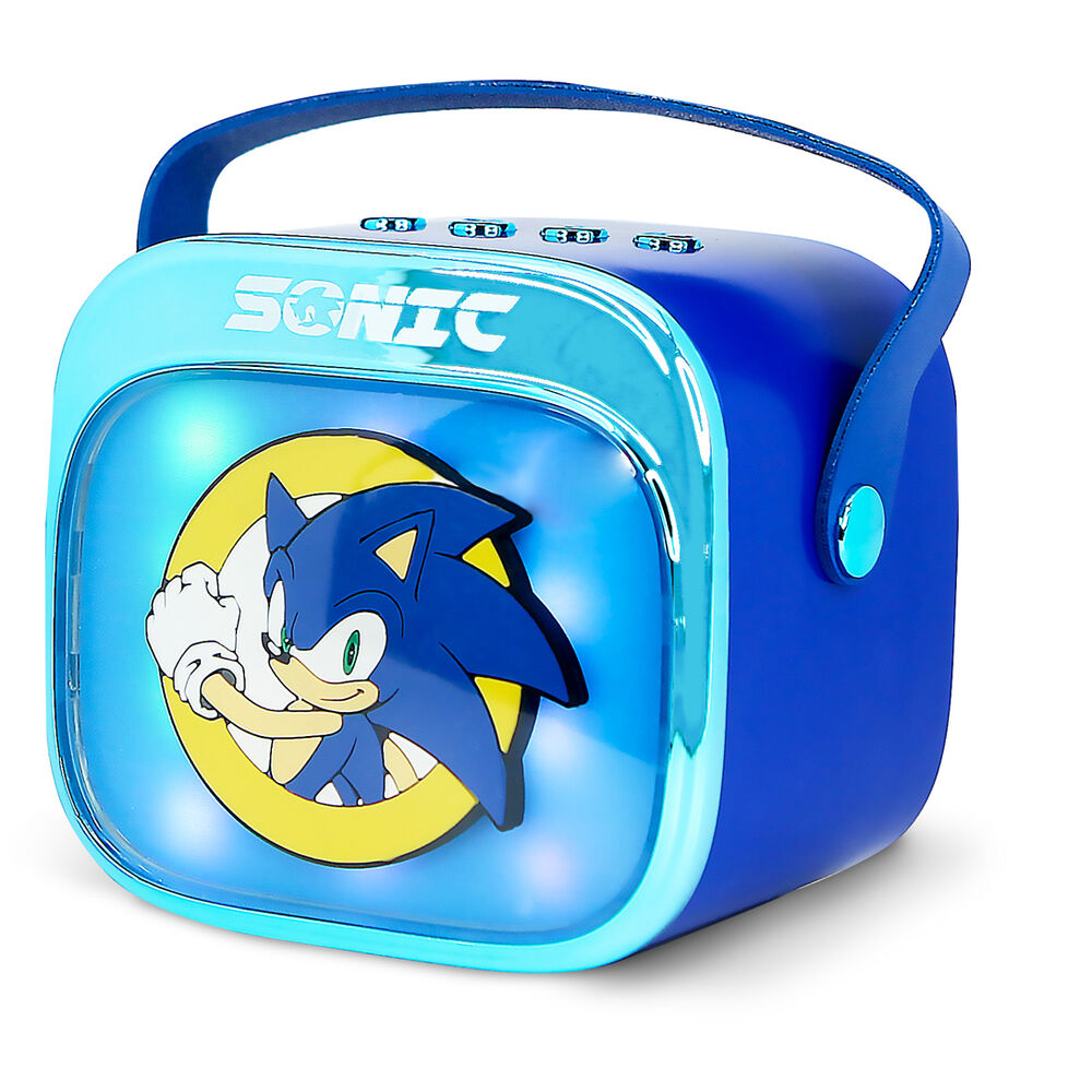 Sonic The Hedgehog LED Karaoke Speaker and Microphone - Image 9