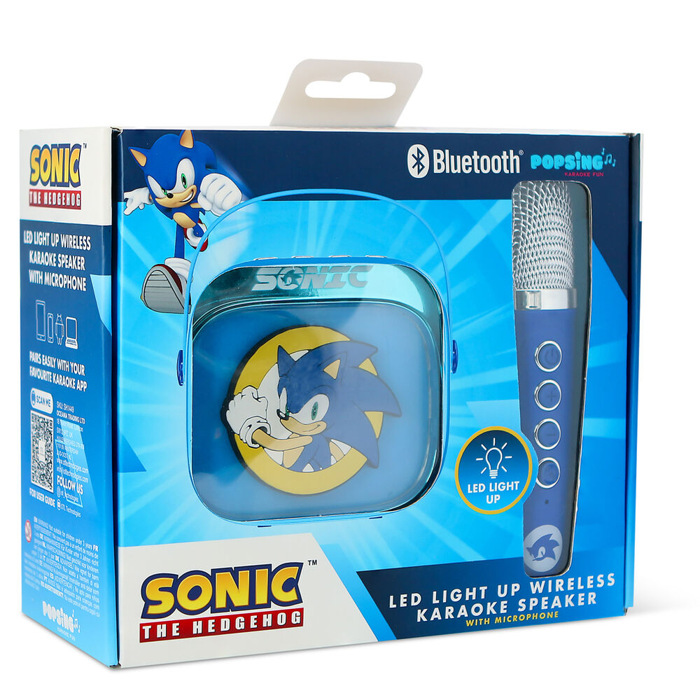 Sonic The Hedgehog LED Karaoke Speaker and Microphone - Image 12
