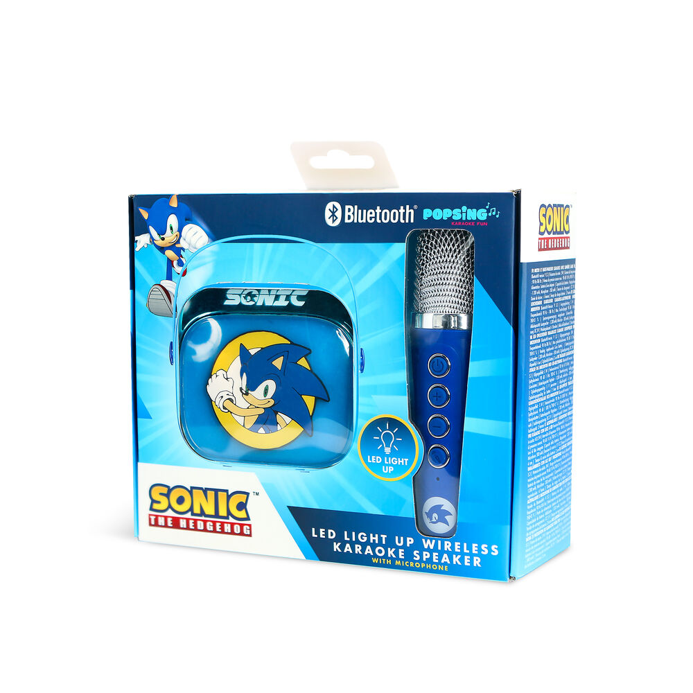 Sonic The Hedgehog LED Karaoke Speaker and Microphone - Image 15