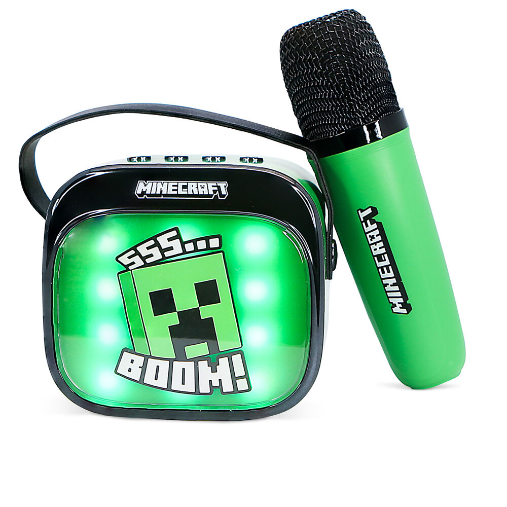Minecraft LED Karaoke Speaker and Microphone - Image 2