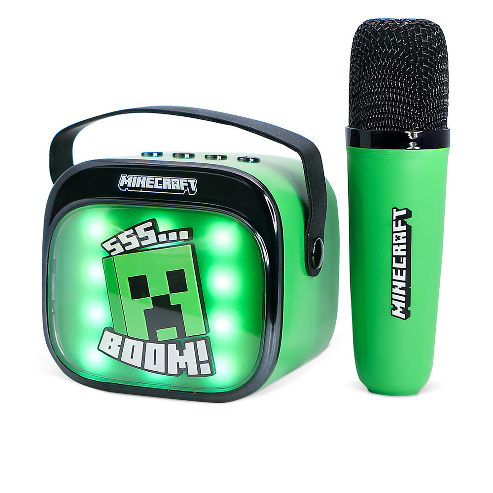 Minecraft LED Karaoke Speaker and Microphone - Image 4