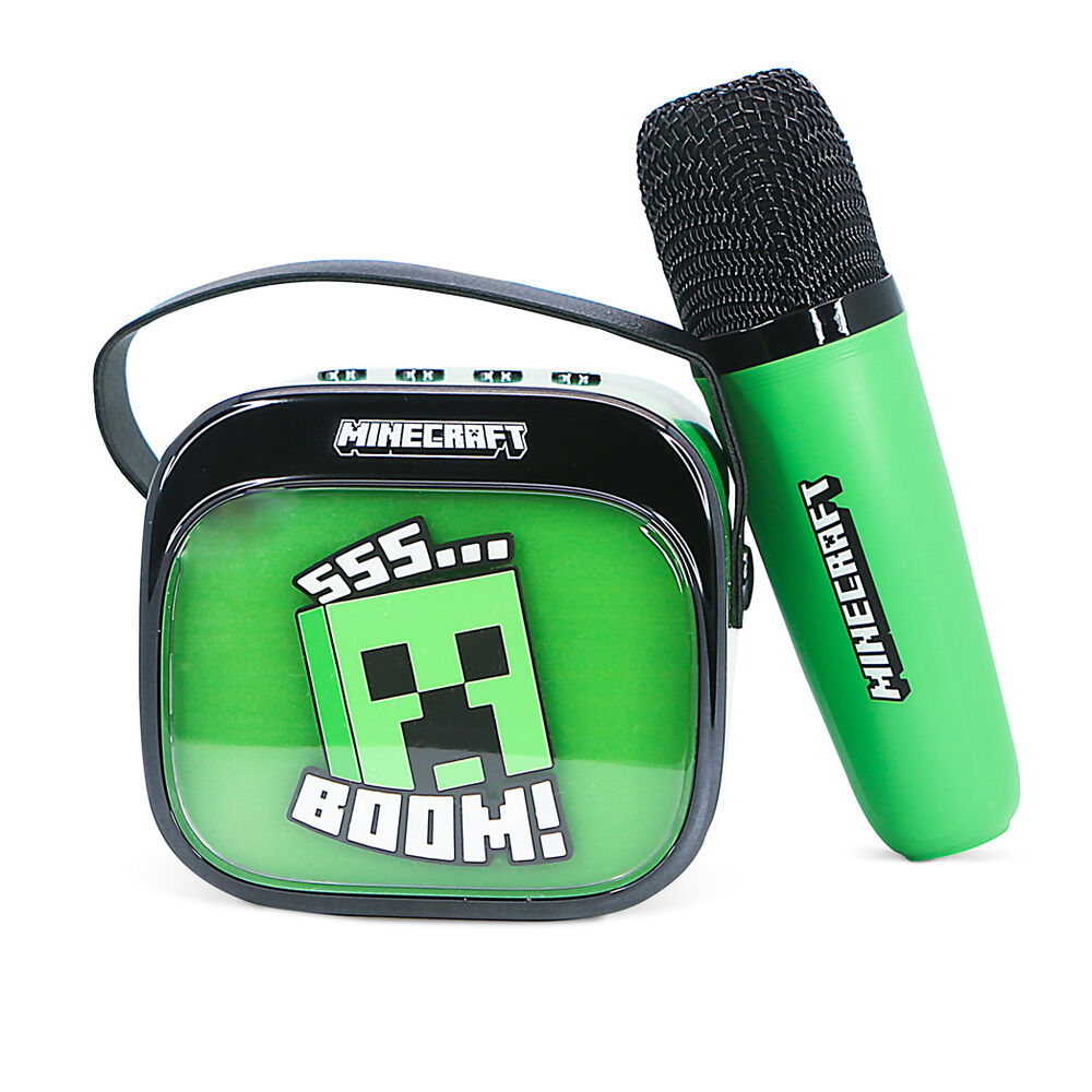 Minecraft LED Karaoke Speaker and Microphone - Image 5