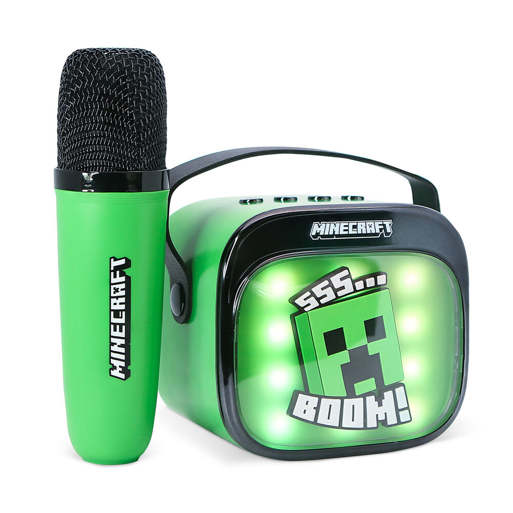 Minecraft LED Karaoke Speaker and Microphone - Image 8